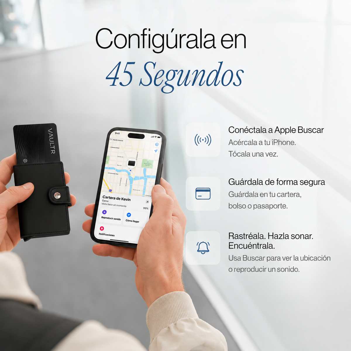 VAULTR™: Tarjeta de seguimiento