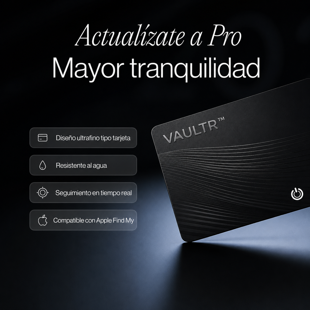 VAULTR™: Tarjeta de seguimiento