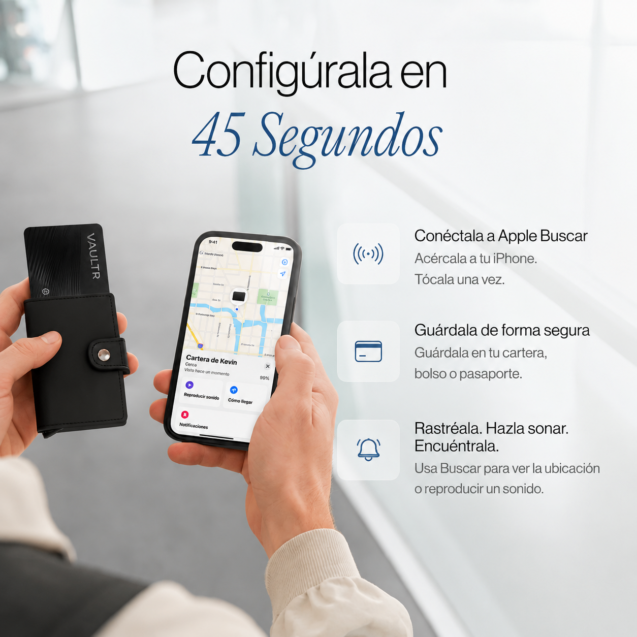 VAULTR™: Tarjeta de seguimiento